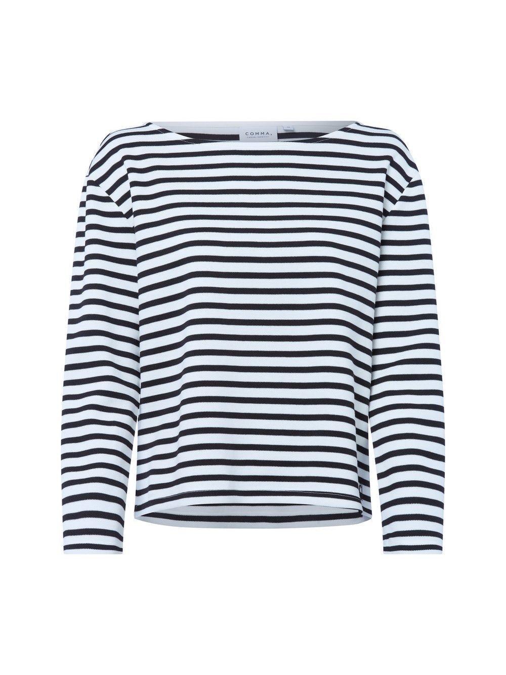 comma casual identity Sweatshirt Damen Baumwolle gestreift