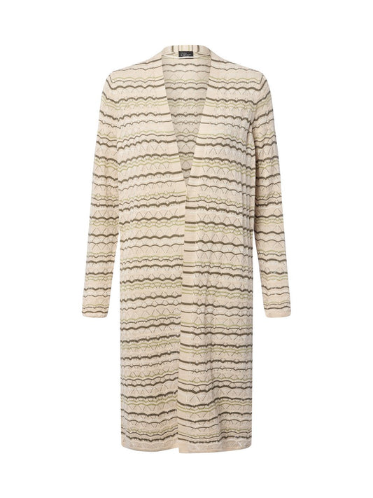 s.Oliver LABEL Strick-Cardigan Damen Viskose gestreift