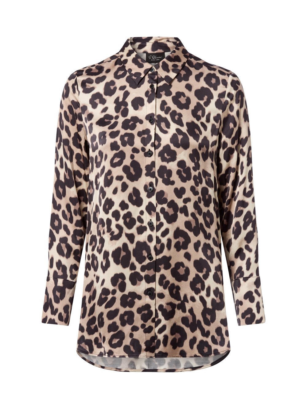 s.Oliver LABEL Bluse Damen Satin gemustert