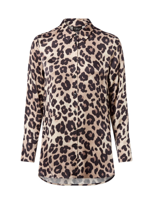 s.Oliver LABEL Bluse Damen Satin gemustert