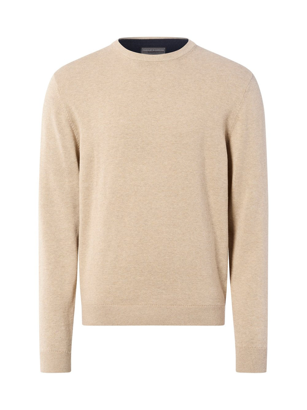 Finshley & Harding Pullover mit Cashmere-Anteil Herren Baumwolle meliert