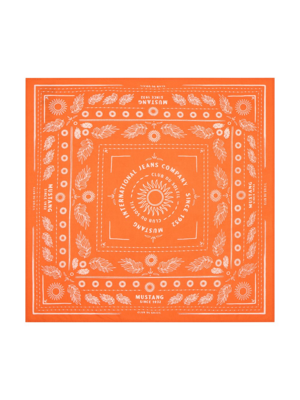 Mustang Schal Damen Baumwolle