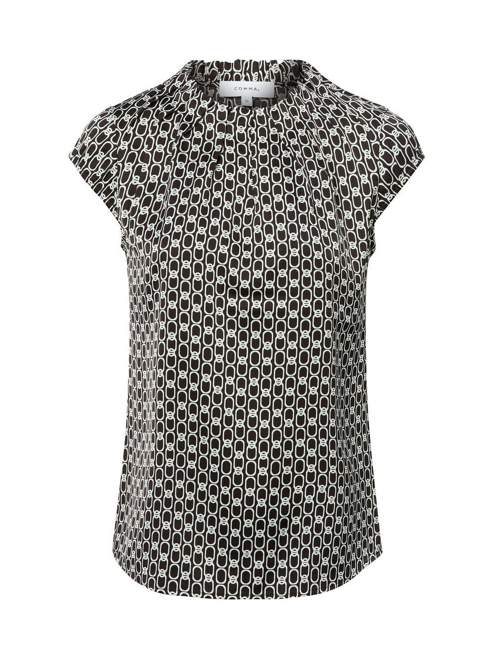comma Blusenshirt Damen gemustert