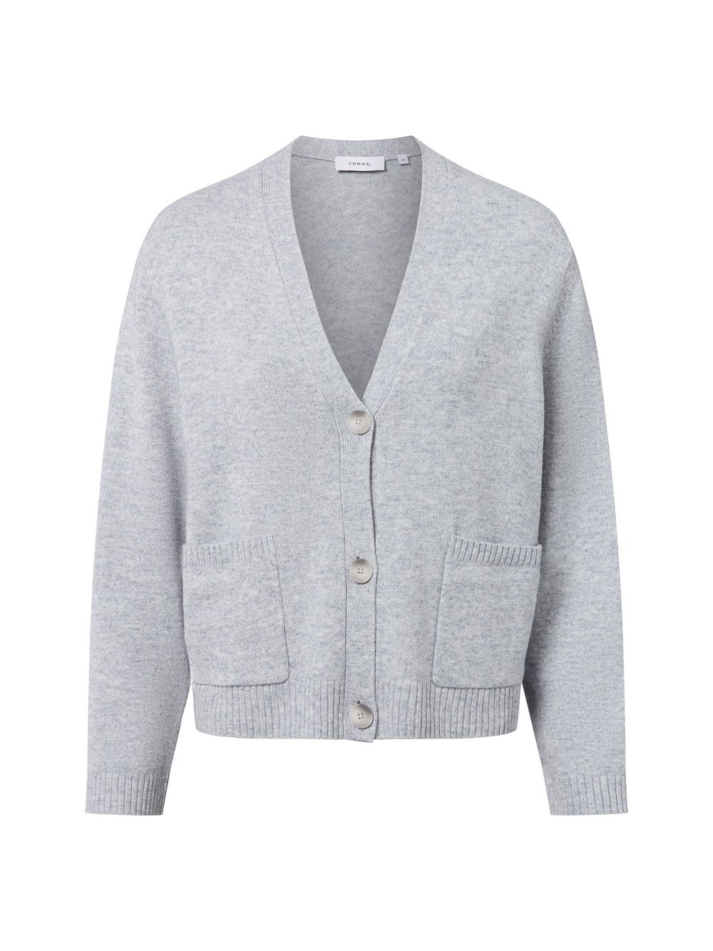 comma Strickjacke mit Woll-Anteil Damen Wolle meliert