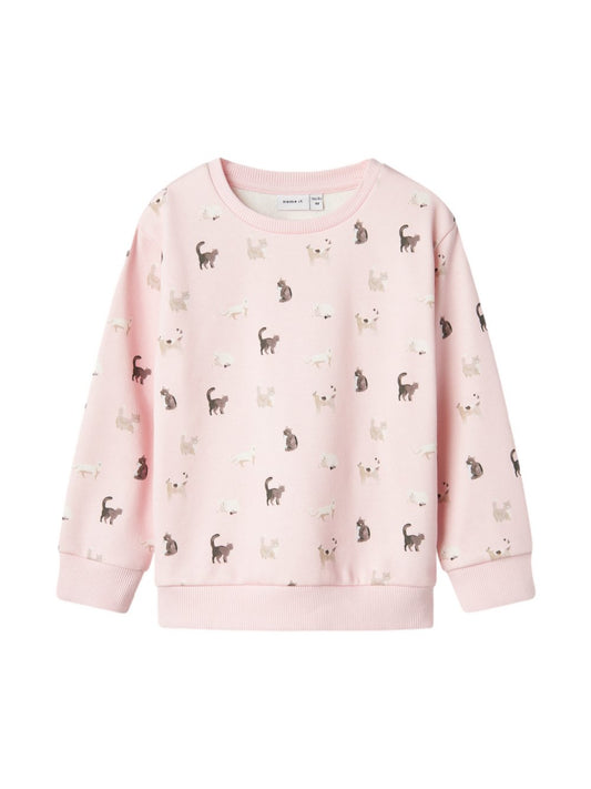 name it Pullover Mädchen Baumwolle bedruckt