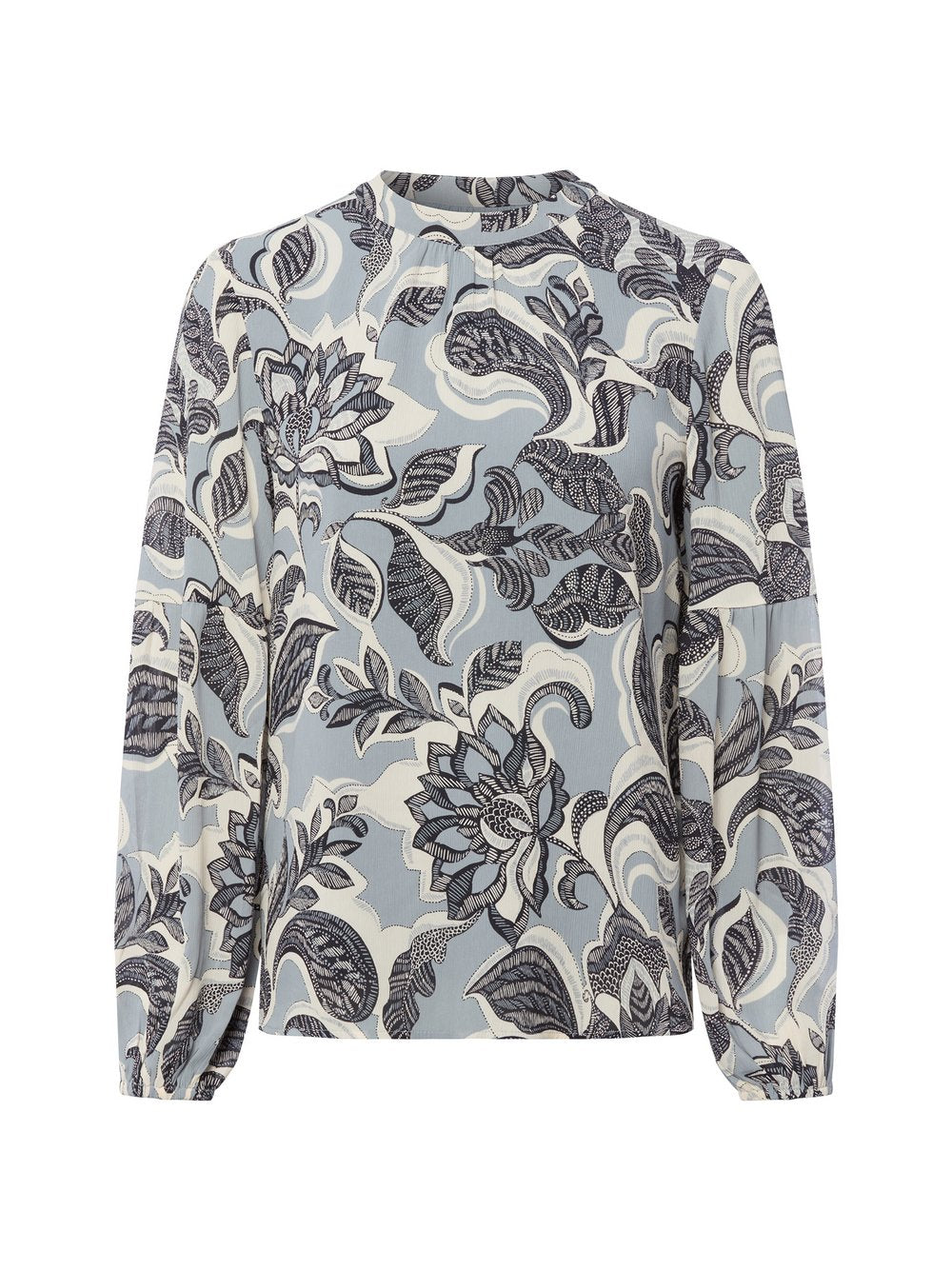 comma Blusenshirt Damen gemustert