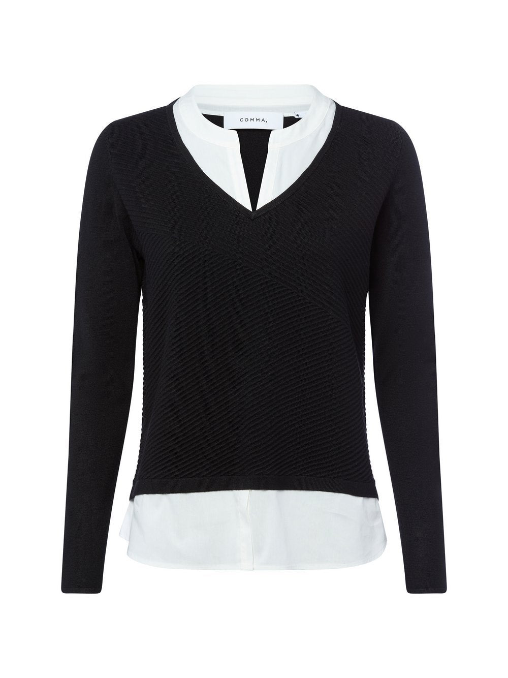 comma Strickpullover Damen Feinstrick