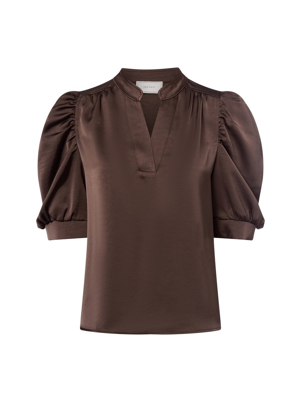 Neo Noir Bluse Damen Satin