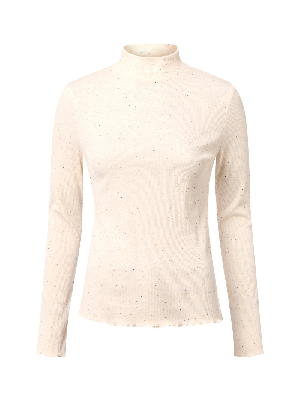 Opus Langarmshirt Damen Baumwolle meliert