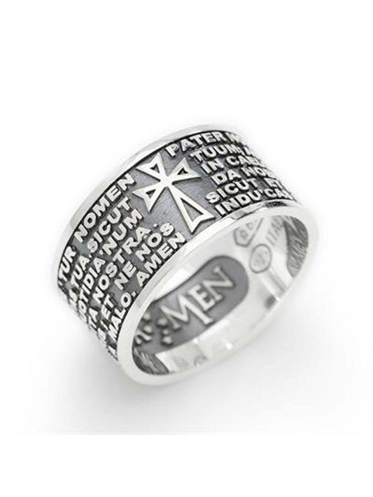 Amen Ring Herren Sterlingsilber