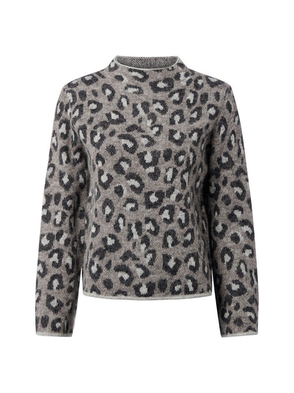 s.Oliver LABEL Strickpullover mit Woll-Anteil Damen gemustert