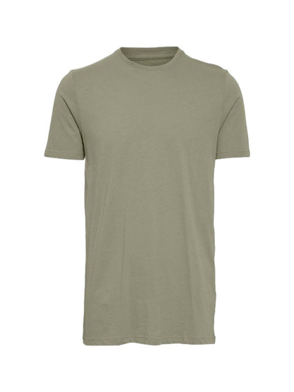 Solid T-Shirt Herren Baumwolle