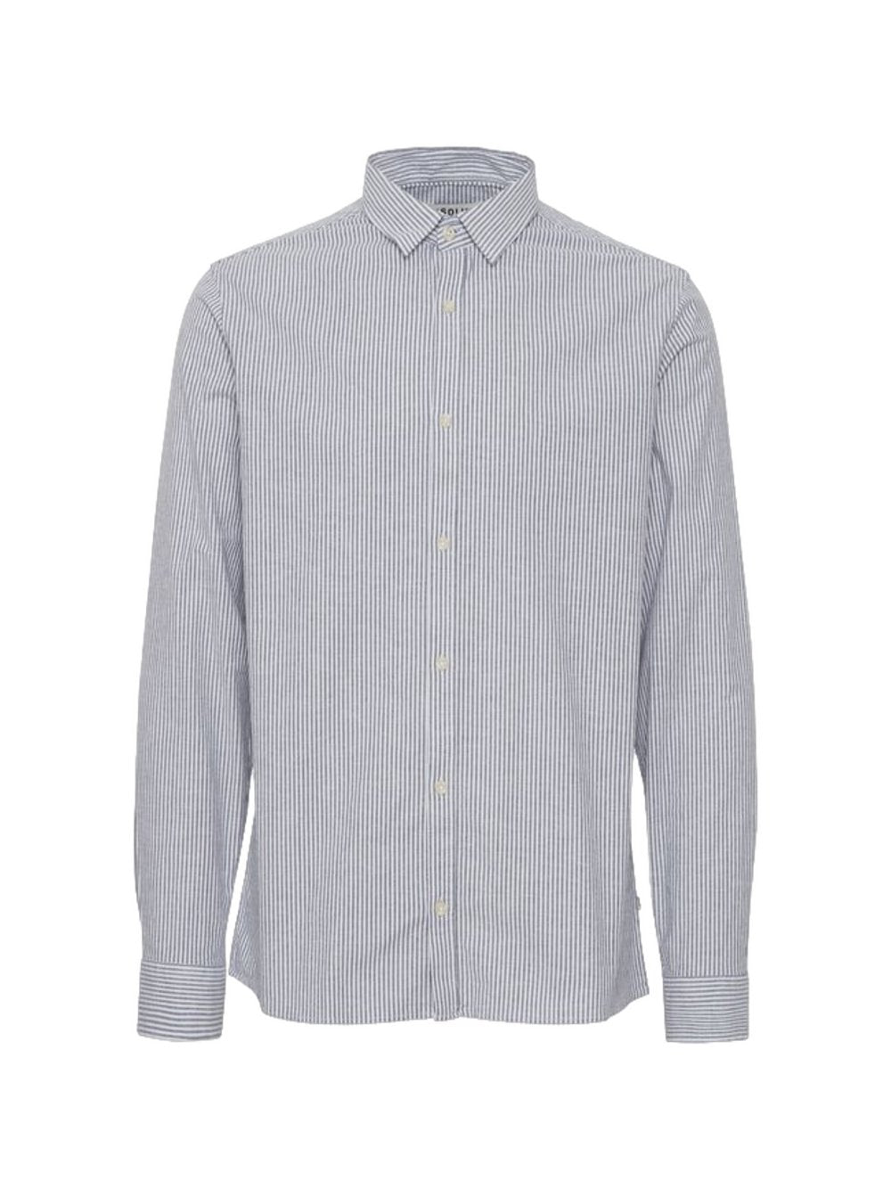 Solid Hemd Herren Regular Fit Baumwolle gestreift