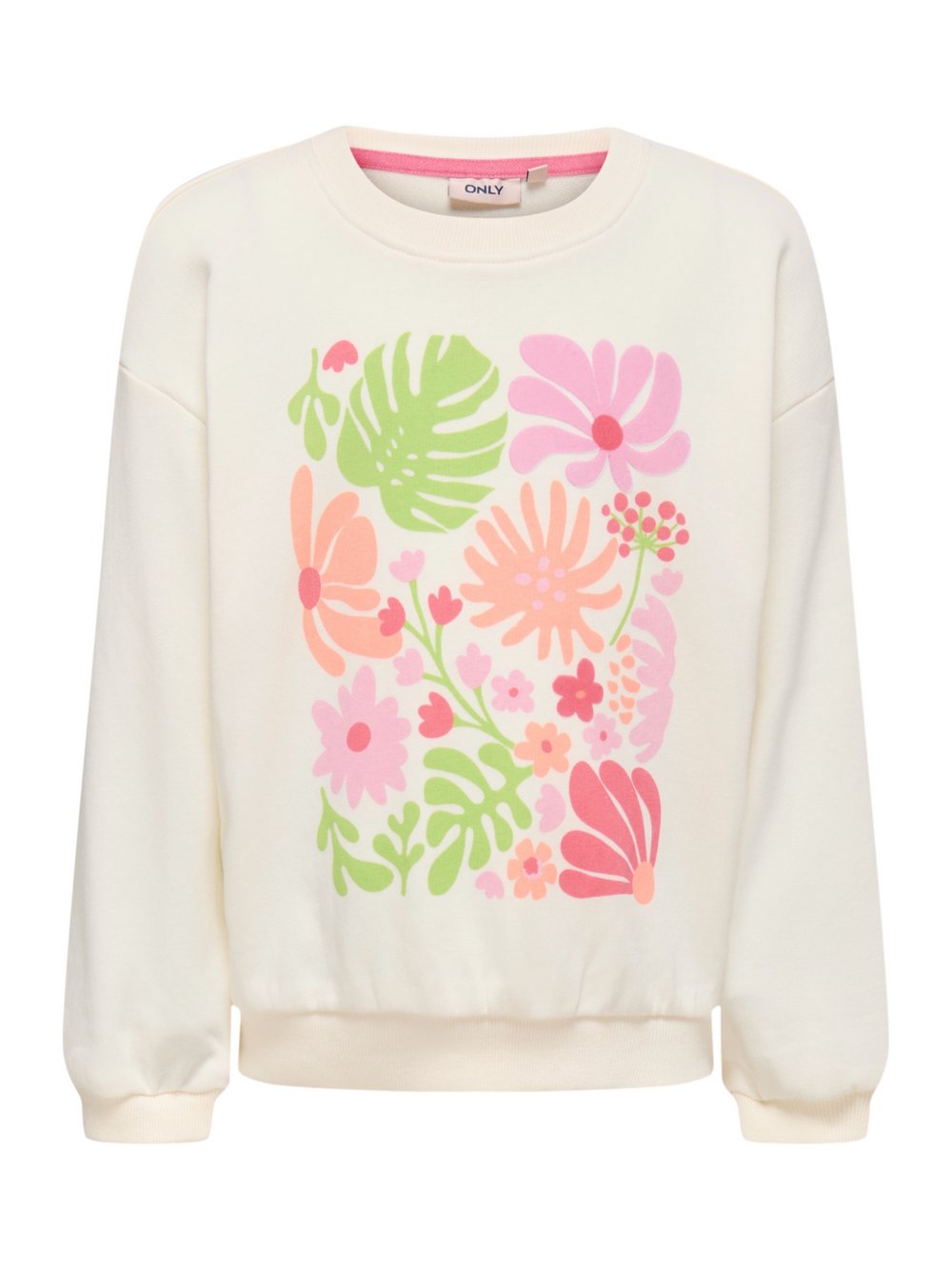 Only Kids Pullover Mädchen Baumwolle bedruckt