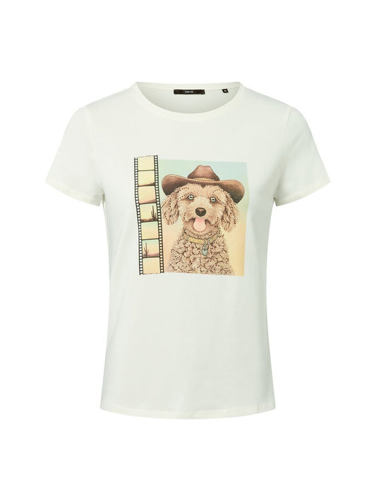 zero T-Shirt Damen Baumwolle bedruckt