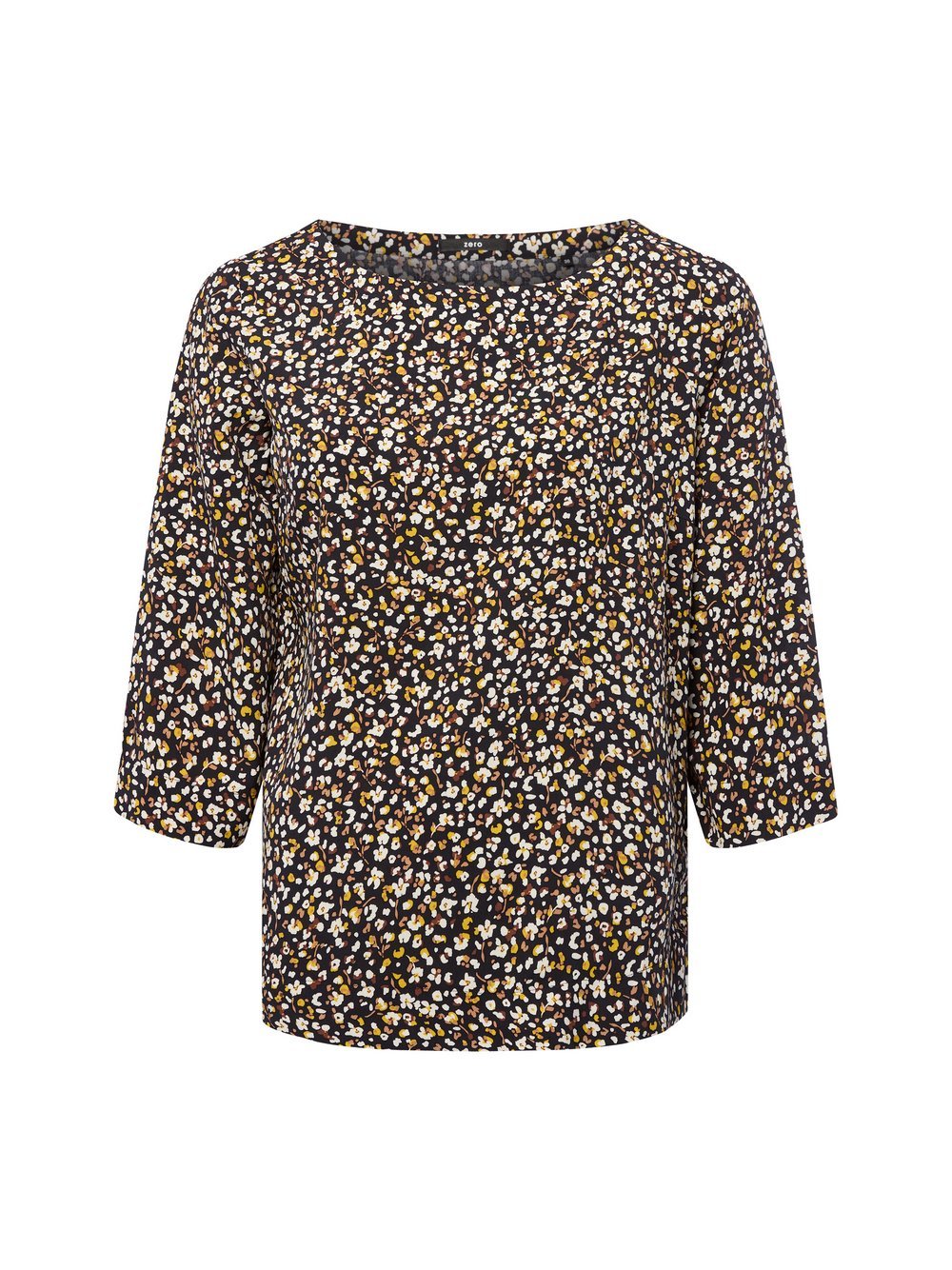 zero Blusenshirt Damen Viskose gemustert