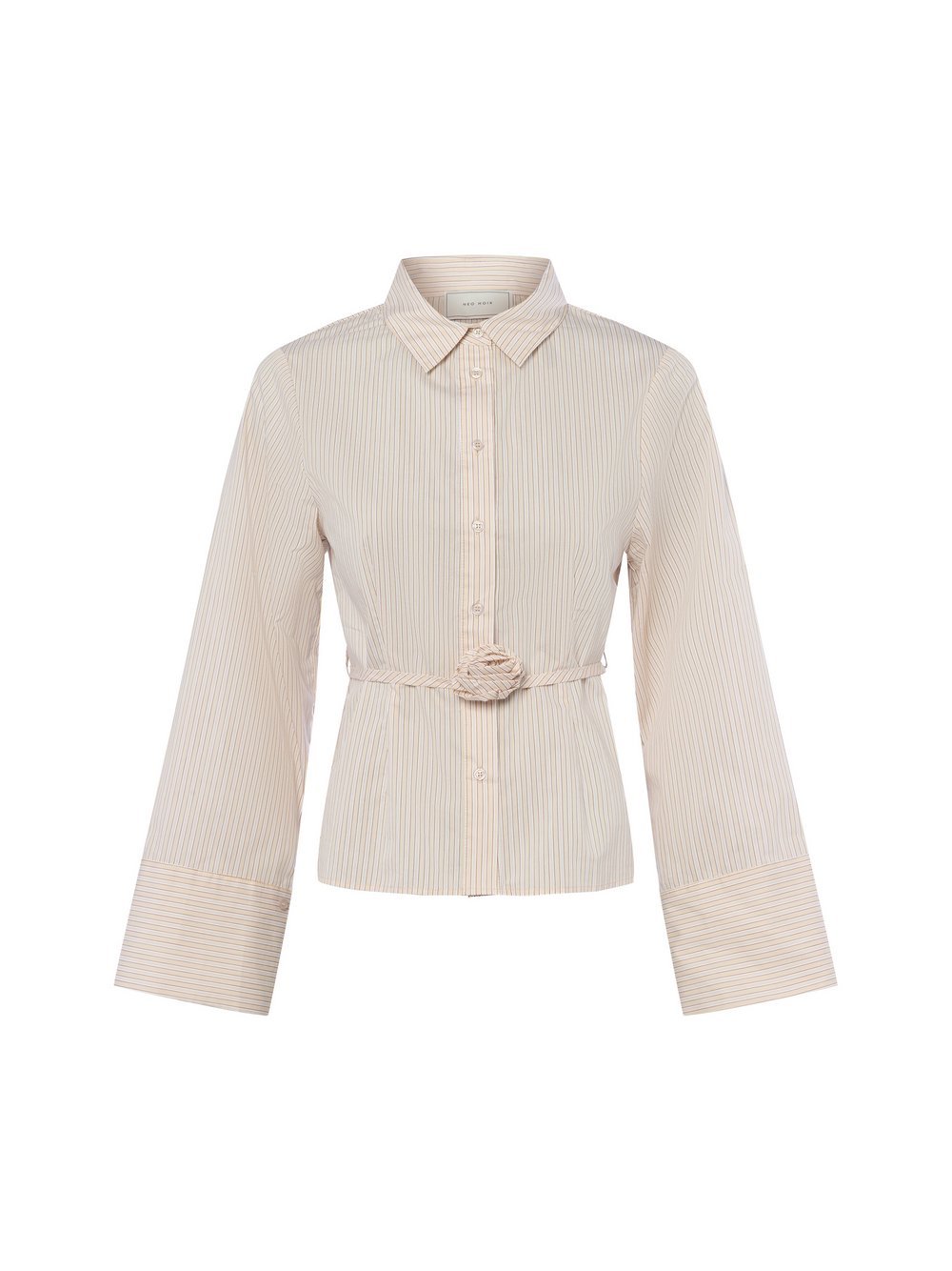 Neo Noir Bluse Damen gestreift