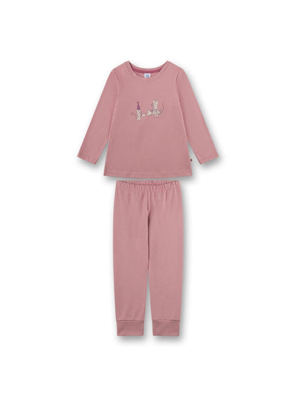 Sanetta Pyjama Mädchen Baumwolle bedruckt
