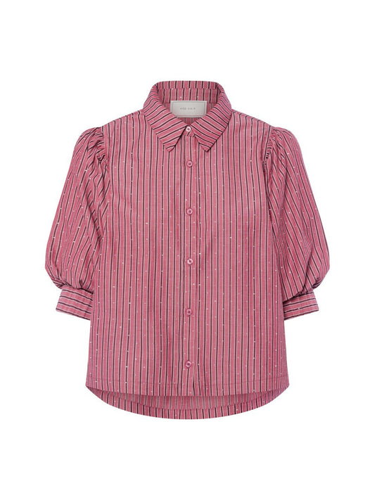 Neo Noir Hemdbluse Damen gestreift