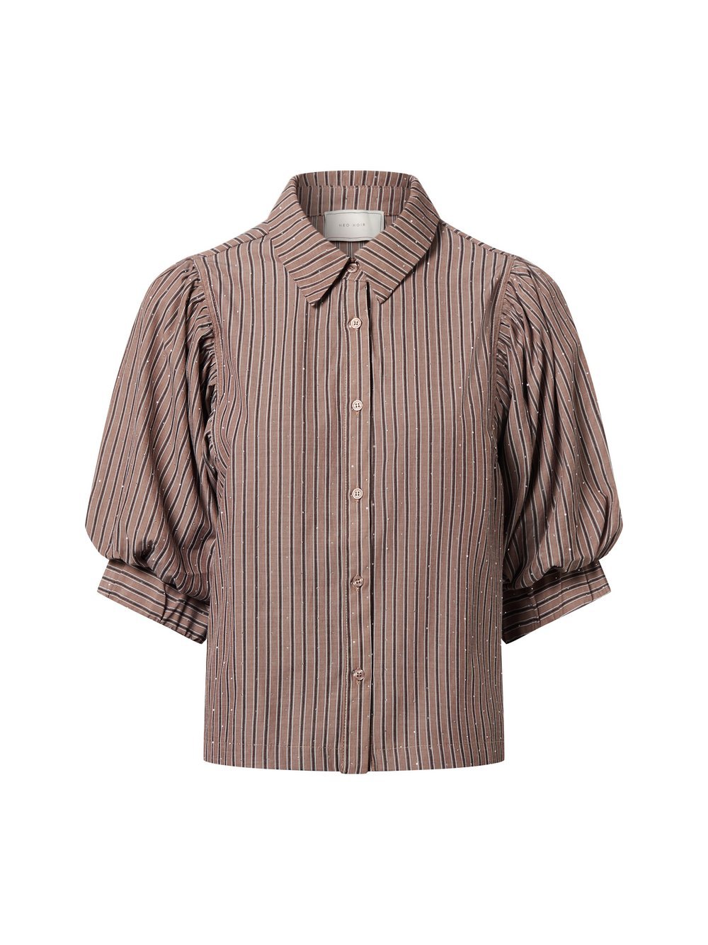 Neo Noir Hemdbluse Damen gestreift
