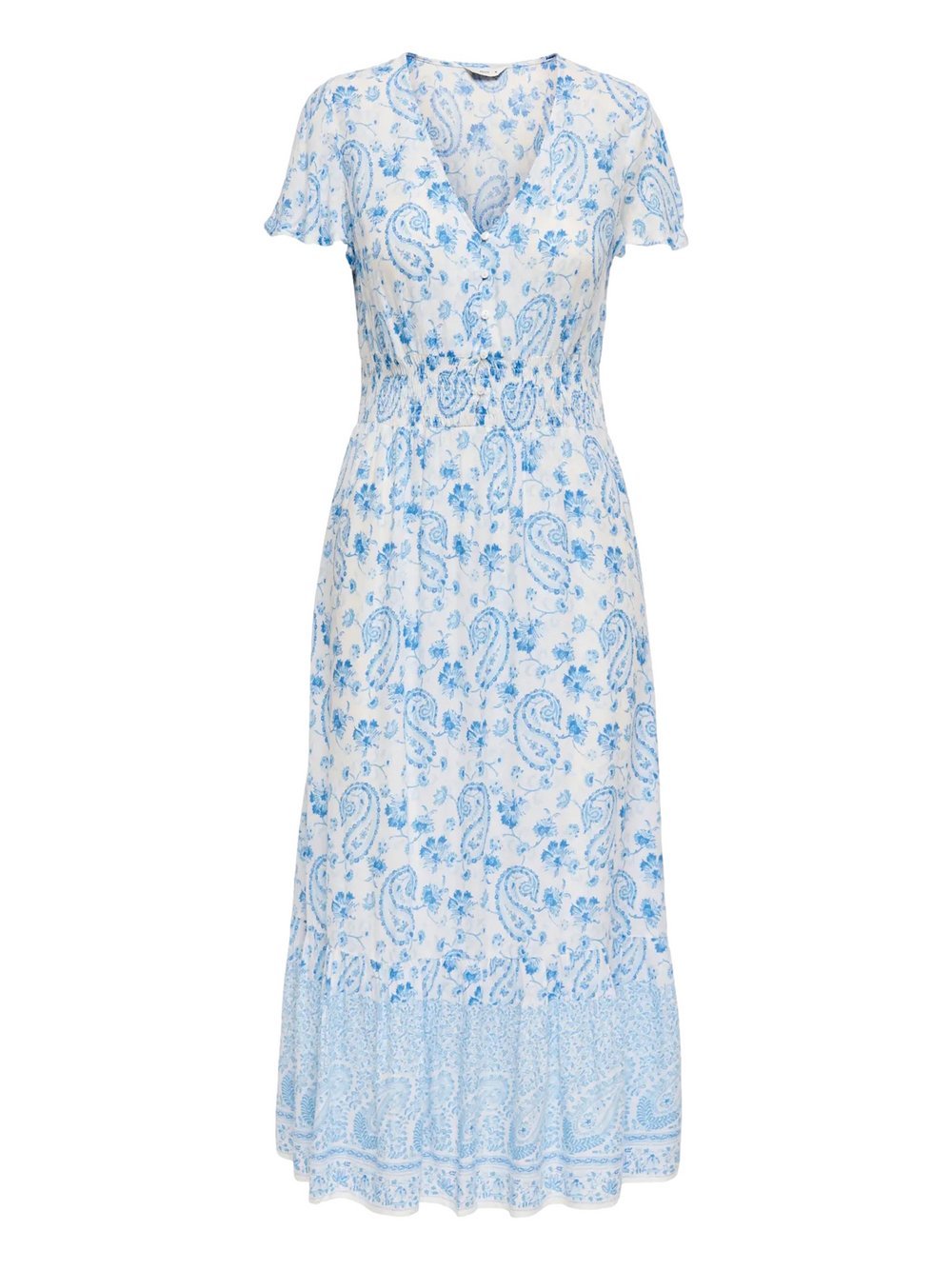 ONLY Kleid Damen Viskose gemustert