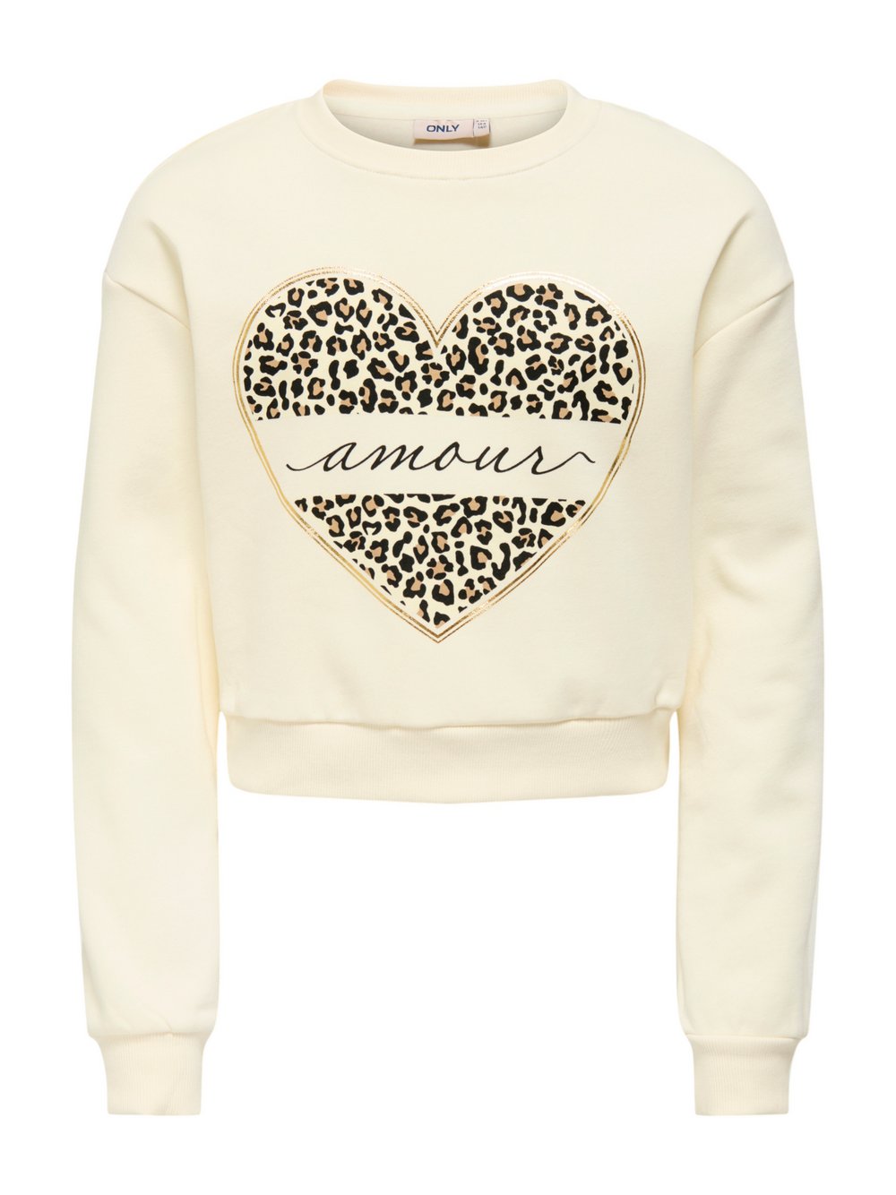 Only Kids Pullover Mädchen Baumwolle bedruckt