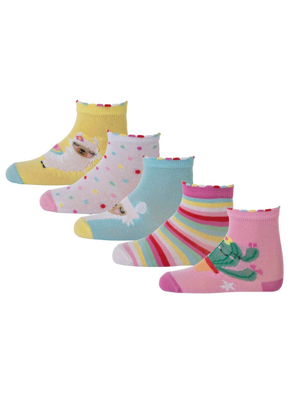Cucamelon Socken 5er Pack Kinder Baumwolle bedruckt