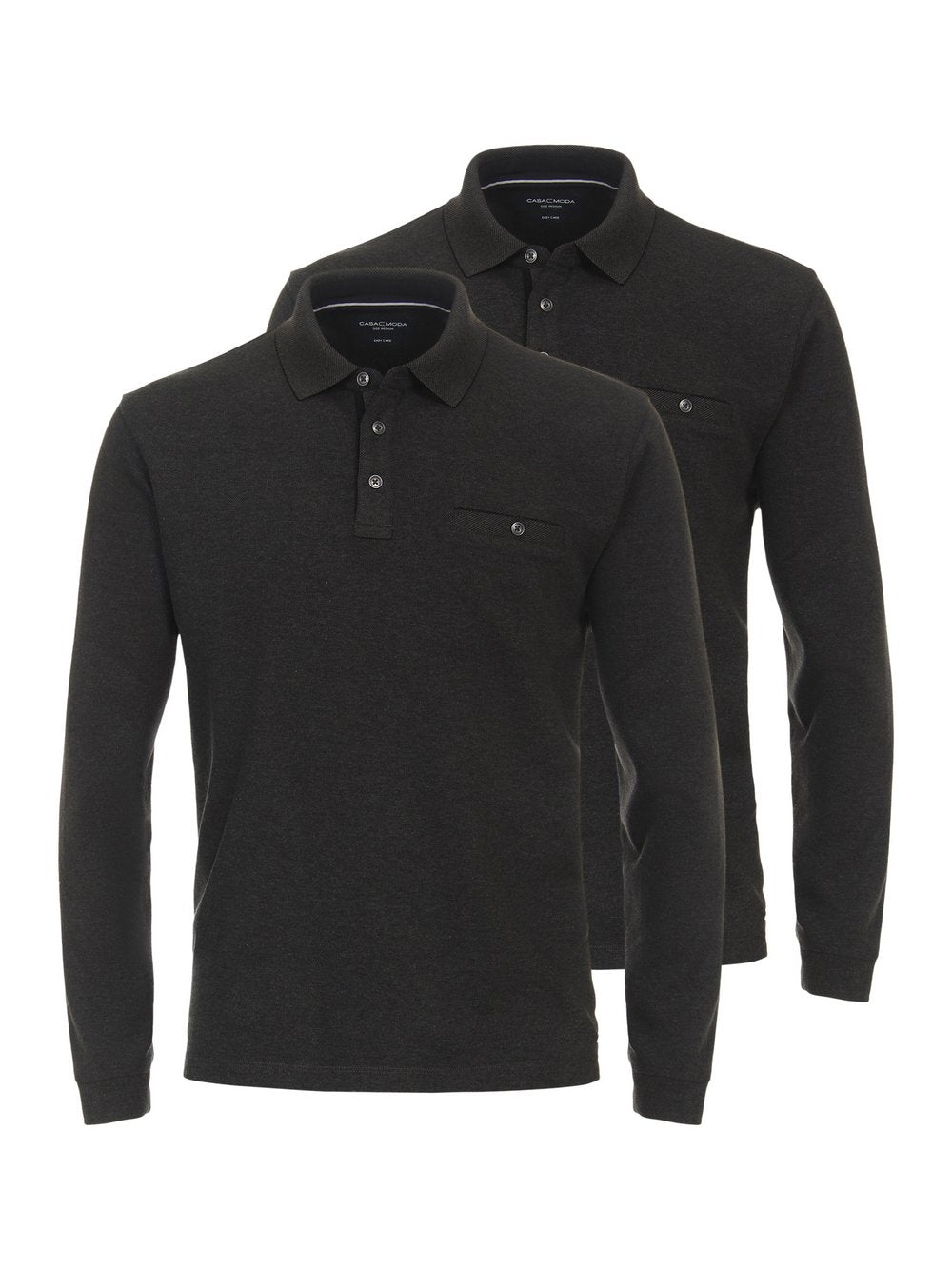 CASAMODA Basic Poloshirt im 2er-Pack Herren Baumwolle