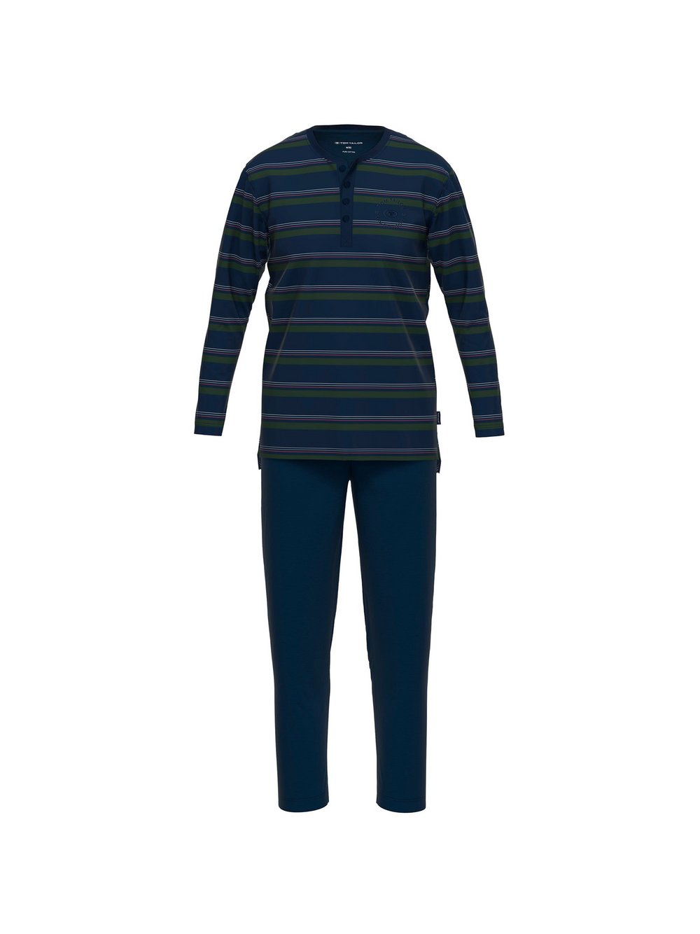 Tom Tailor Pyjama Herren Baumwolle gestreift