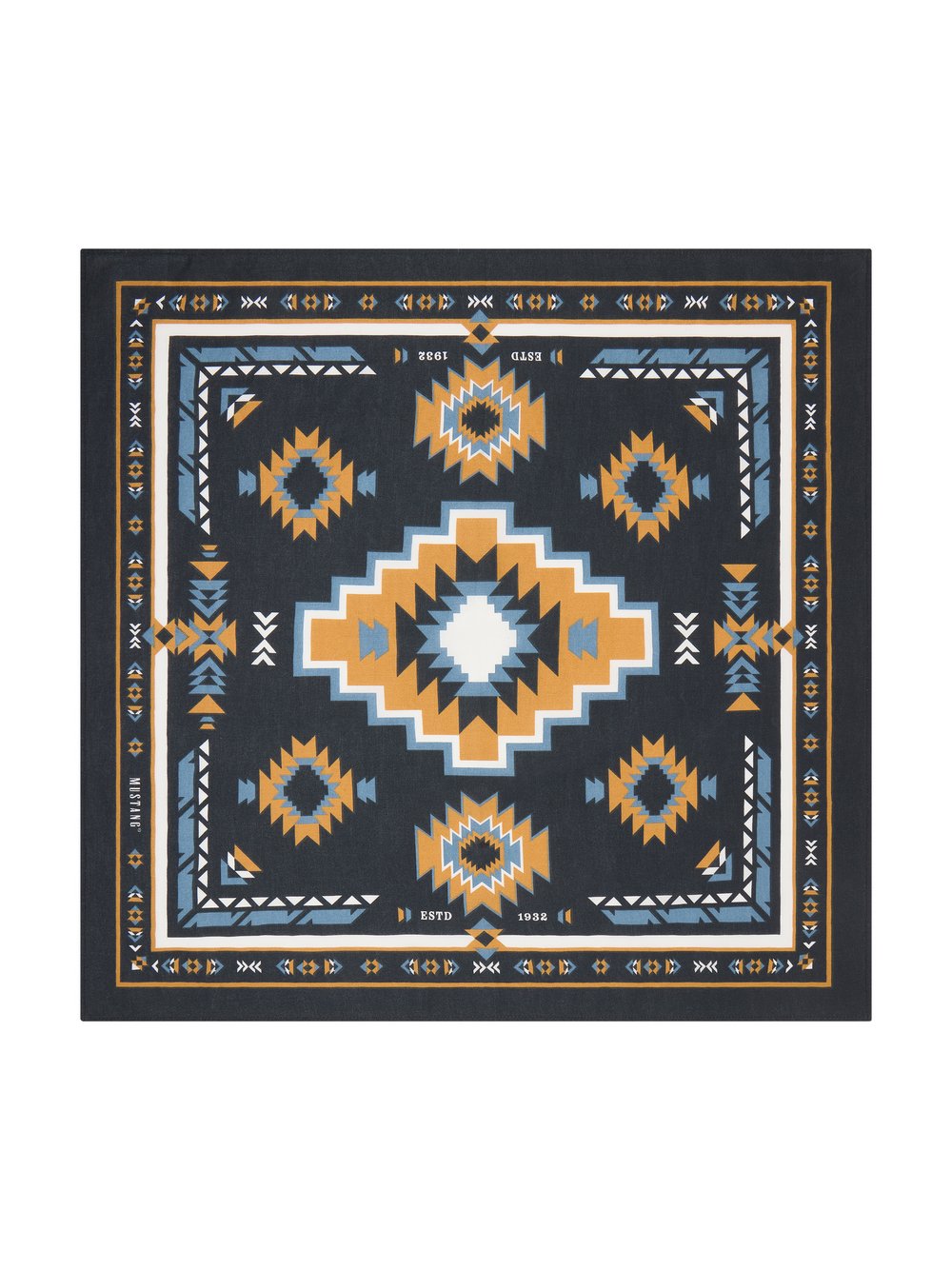 Mustang Schal Herren Baumwolle