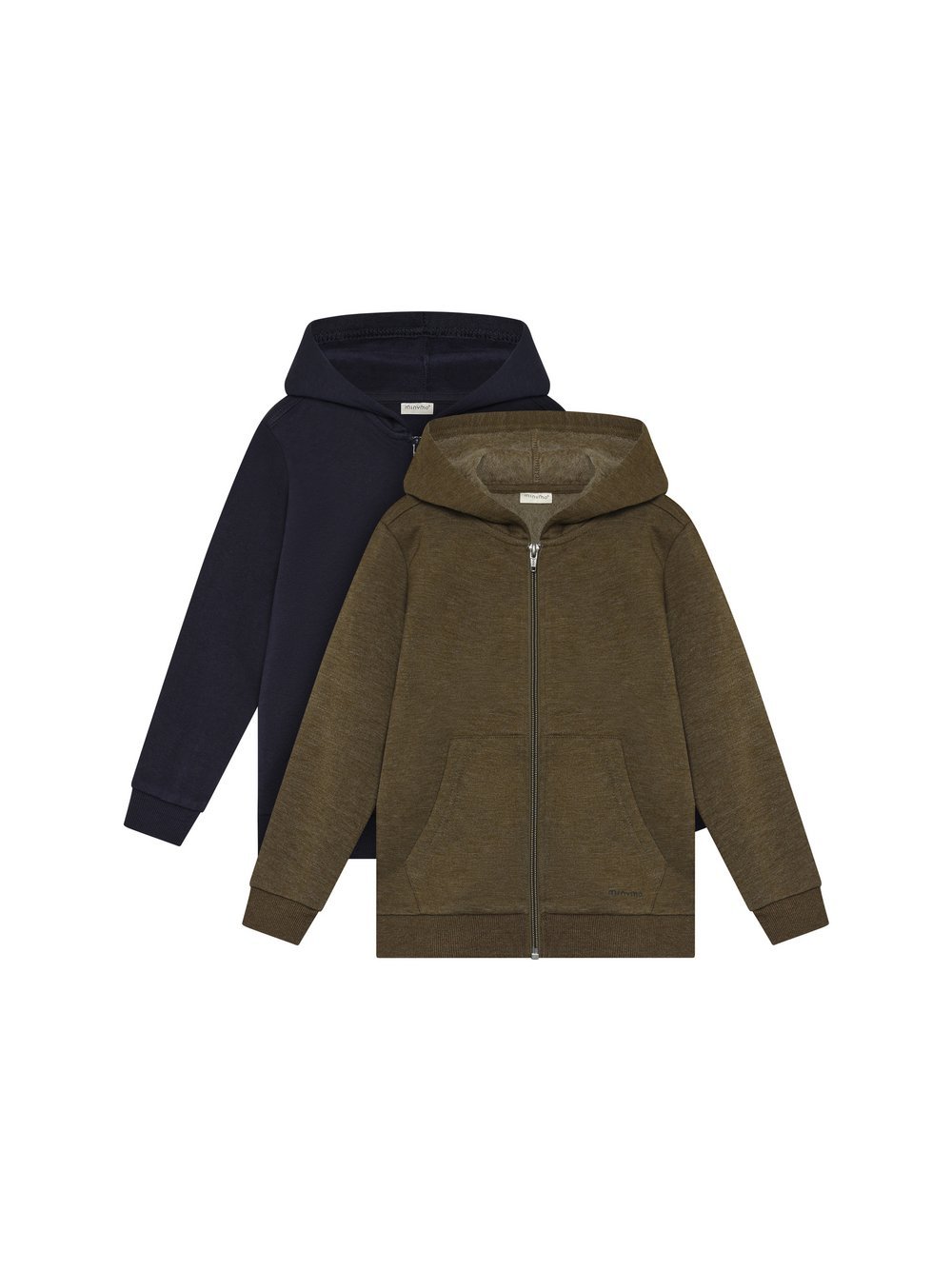 Minymo Trainingsjacke Jungen Baumwolle meliert