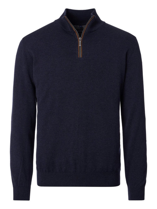 CASAMODA Troyer Herren Baumwolle meliert