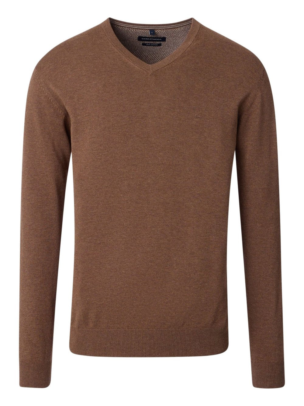 CASAMODA Pullover Herren Baumwolle meliert