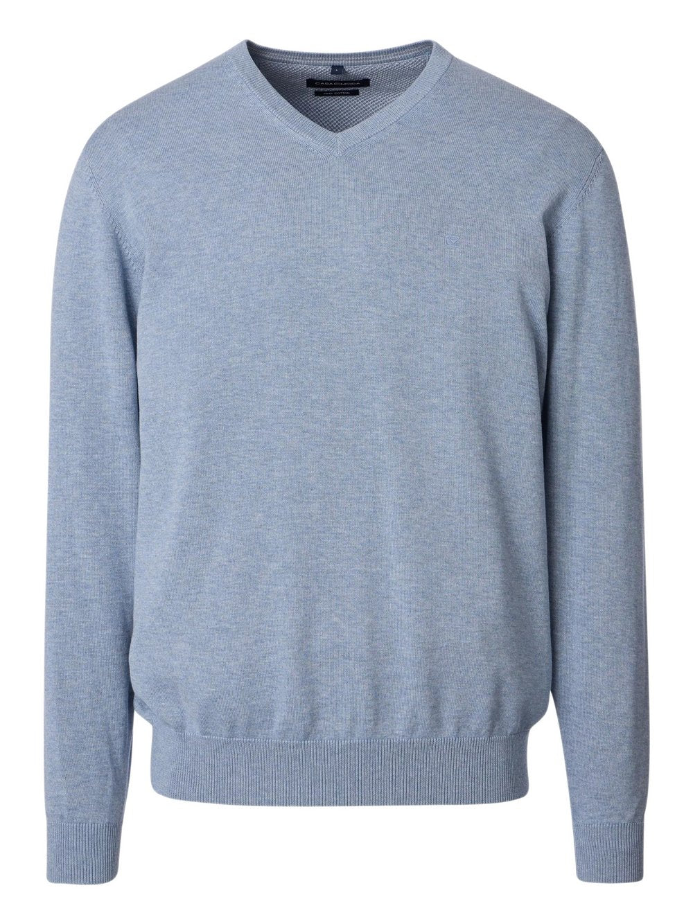 CASAMODA Pullover Herren Baumwolle meliert