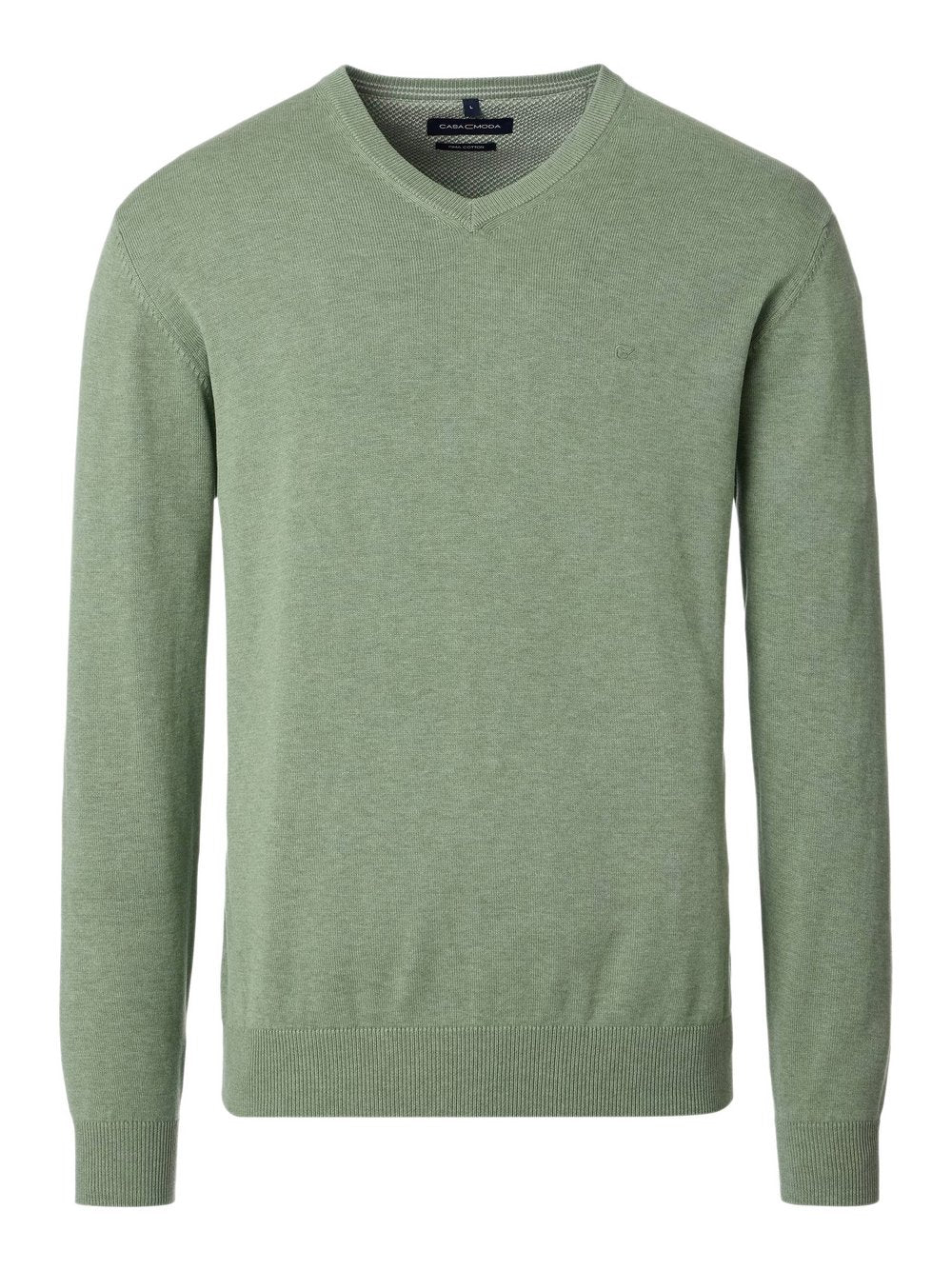 CASAMODA Pullover Herren Baumwolle meliert