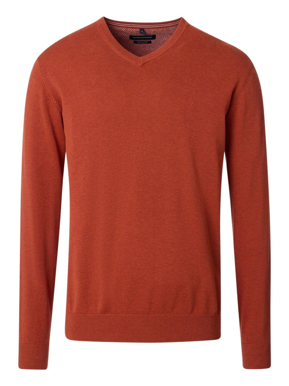 CASAMODA Pullover Herren Baumwolle meliert
