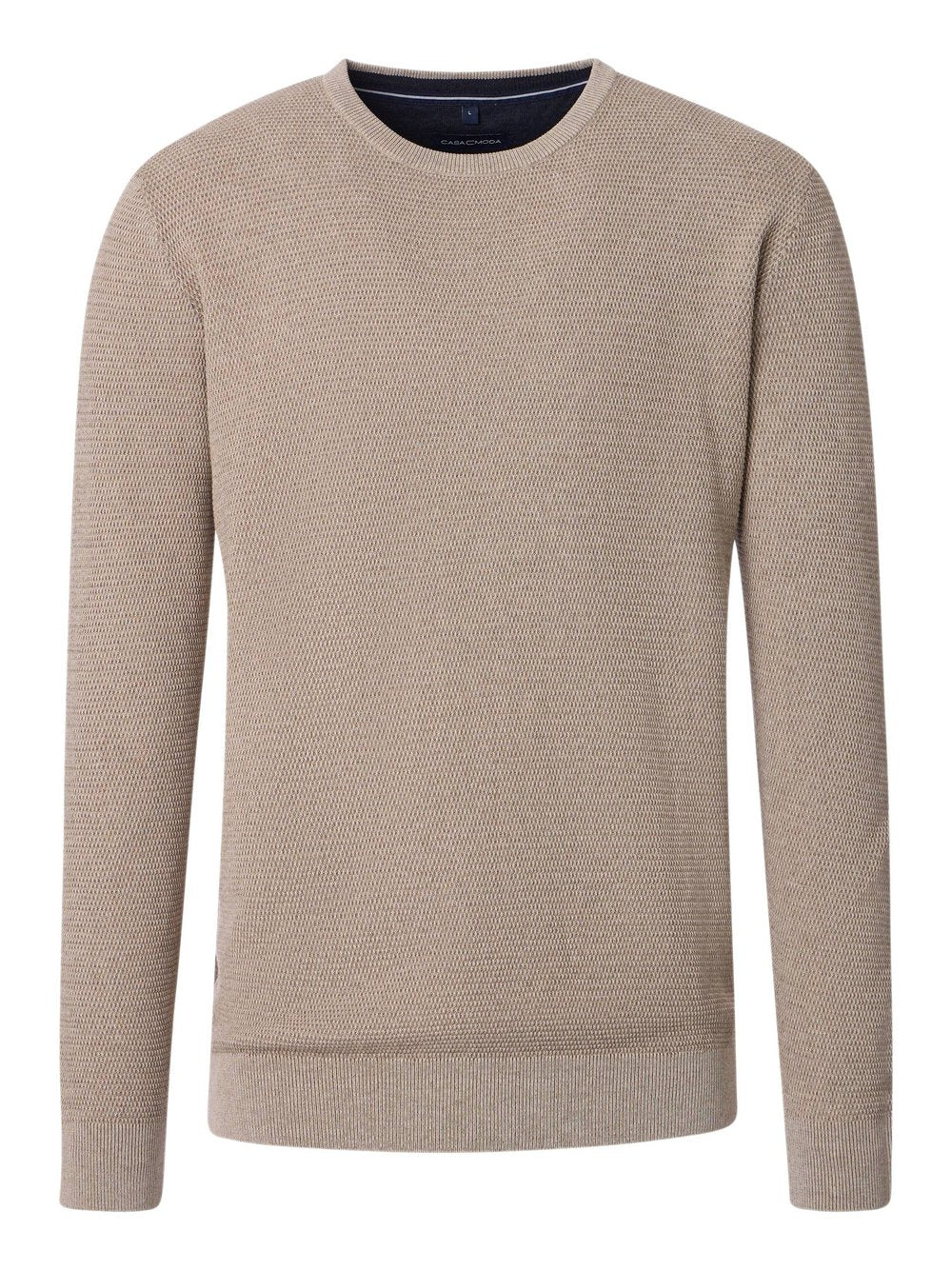 CASAMODA Pullover Herren Baumwolle meliert