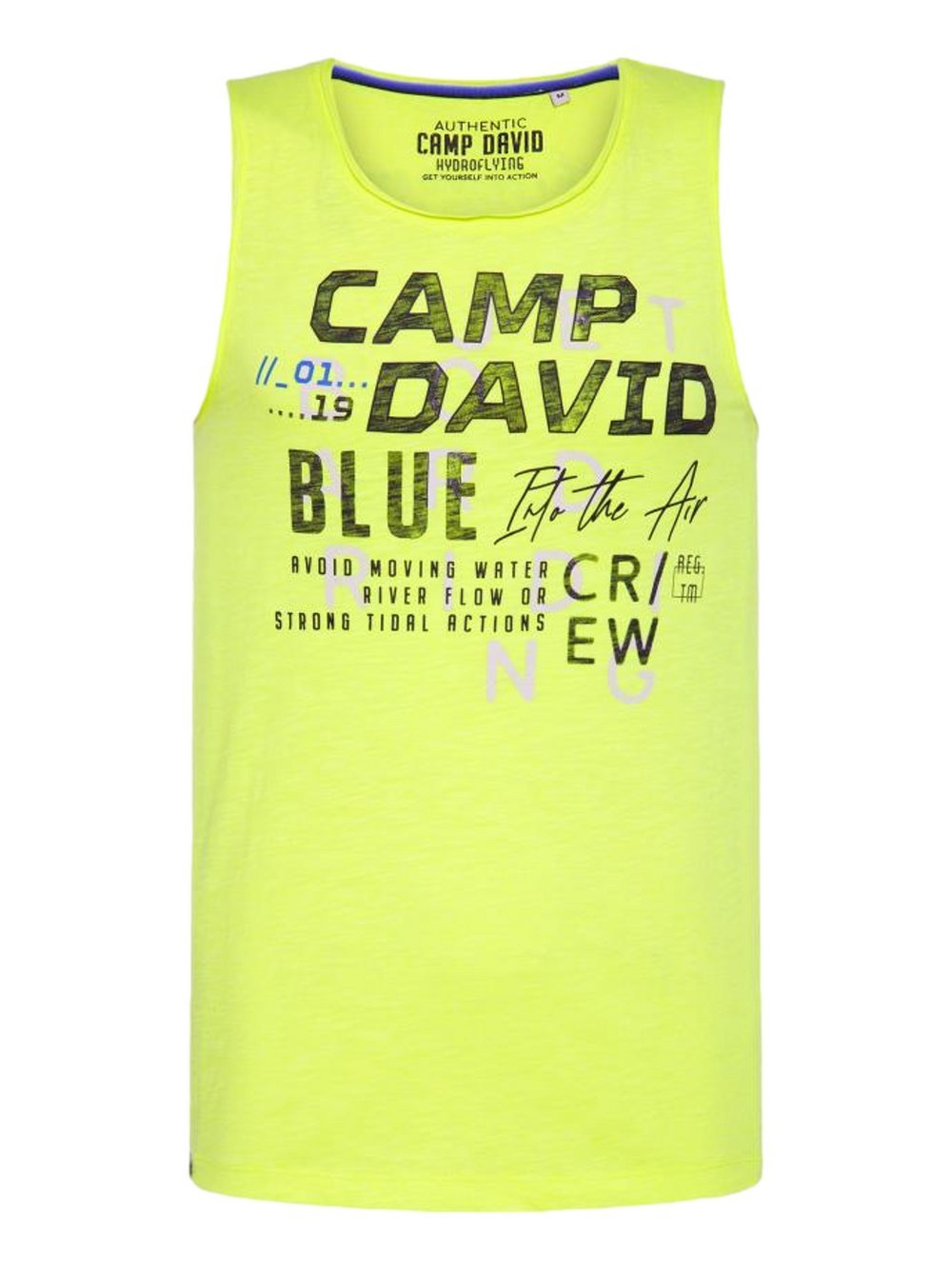 Camp David Tanktop Herren Baumwolle bedruckt