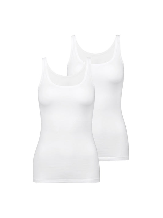 Calida Unterhemd 2er Pack Damen Baumwolle