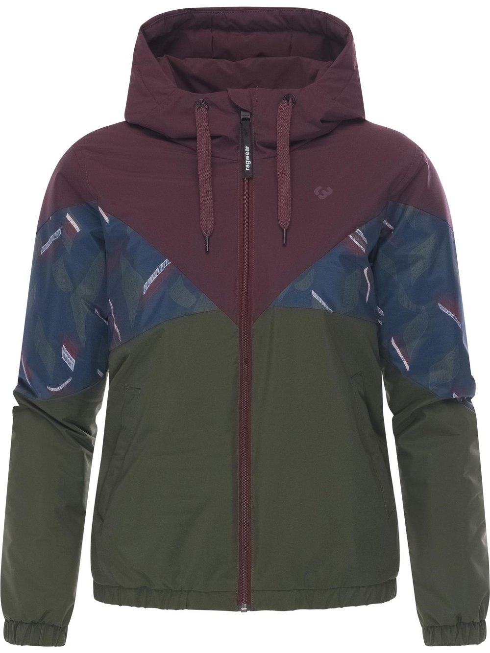 Ragwear Regenjacke Damen gemustert