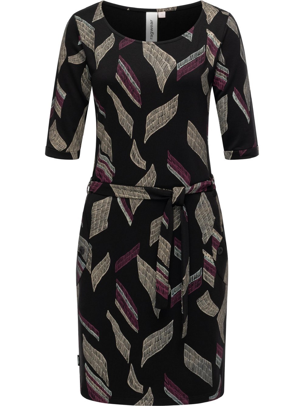 Ragwear Jerseykleid Damen gemustert