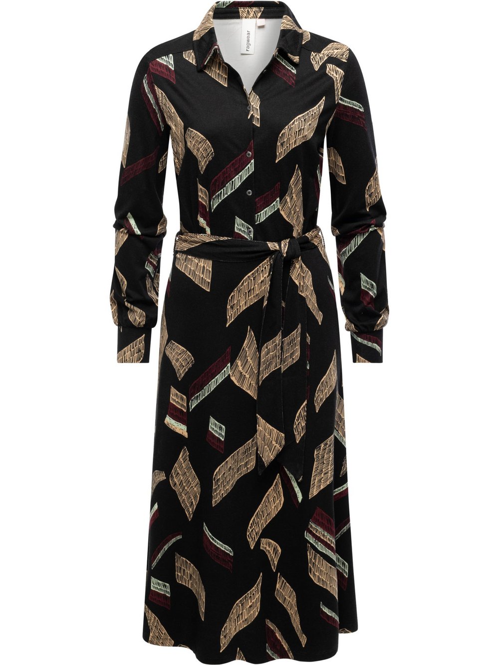 Ragwear Blusenkleid Damen gemustert