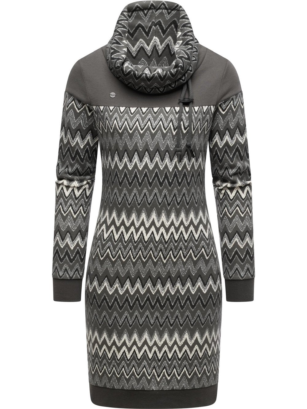 Ragwear Sweatkleid Damen Baumwolle gemustert