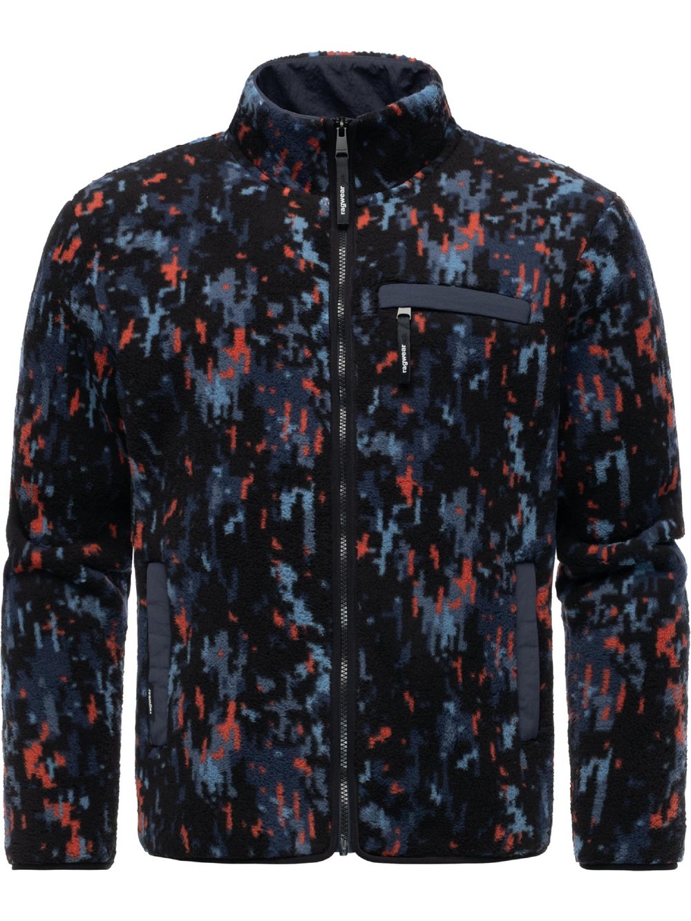 Ragwear Fleecejacke Herren gemustert