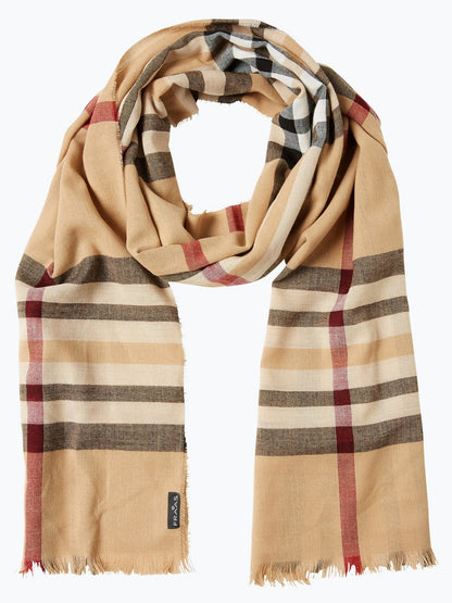 Fraas Schal Damen kariert