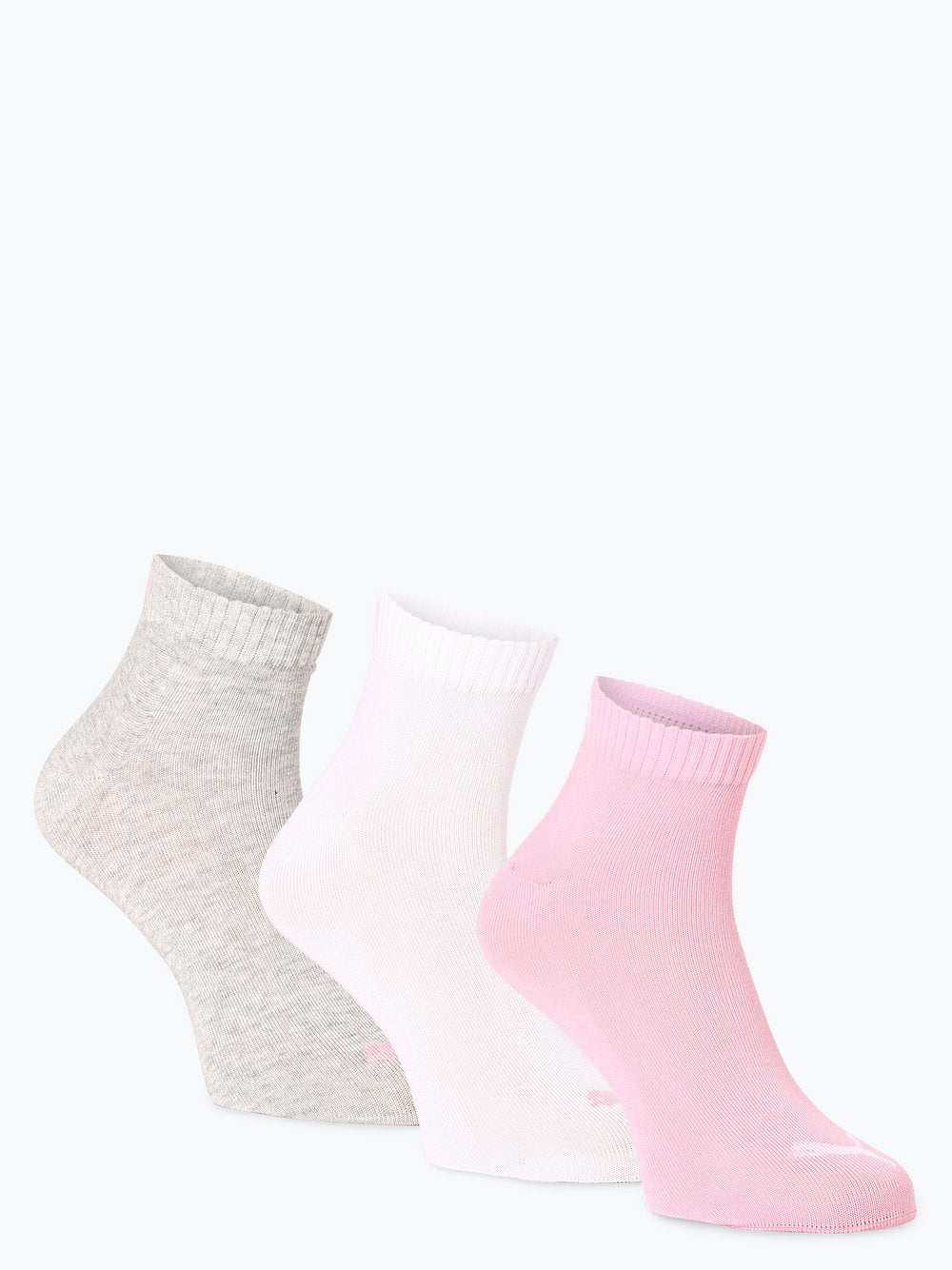 Puma Sneakersocken im 3er-Pack Damen Baumwolle
