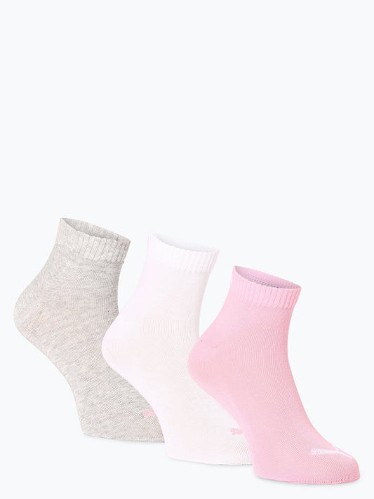 Puma Sneakersocken im 3er-Pack Damen Baumwolle