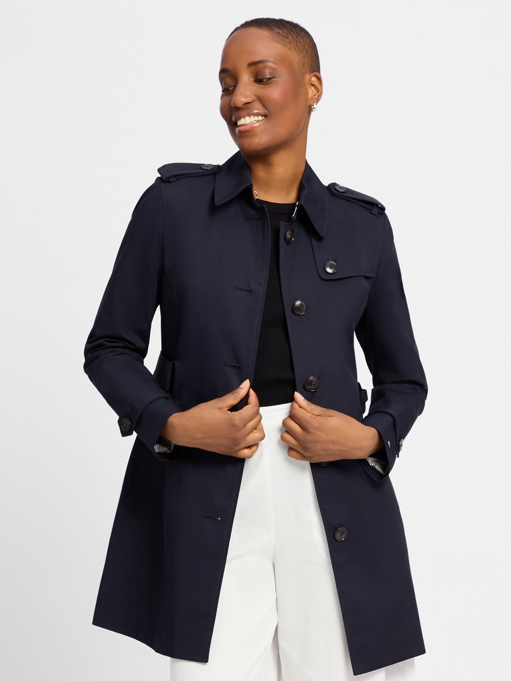 Tommy Hilfiger Mantel Damen Baumwolle