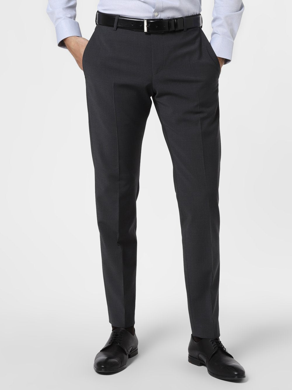 Finshley & Harding Baukasten-Hose Herren Modern Fit Wolle