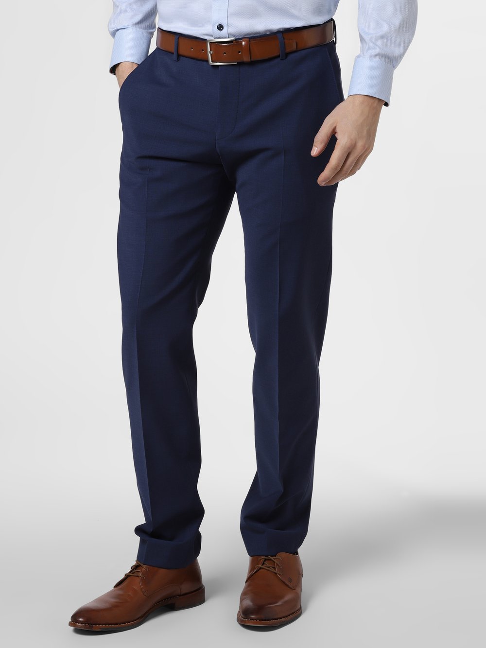 Finshley & Harding Baukasten-Hose Herren Modern Fit Wolle